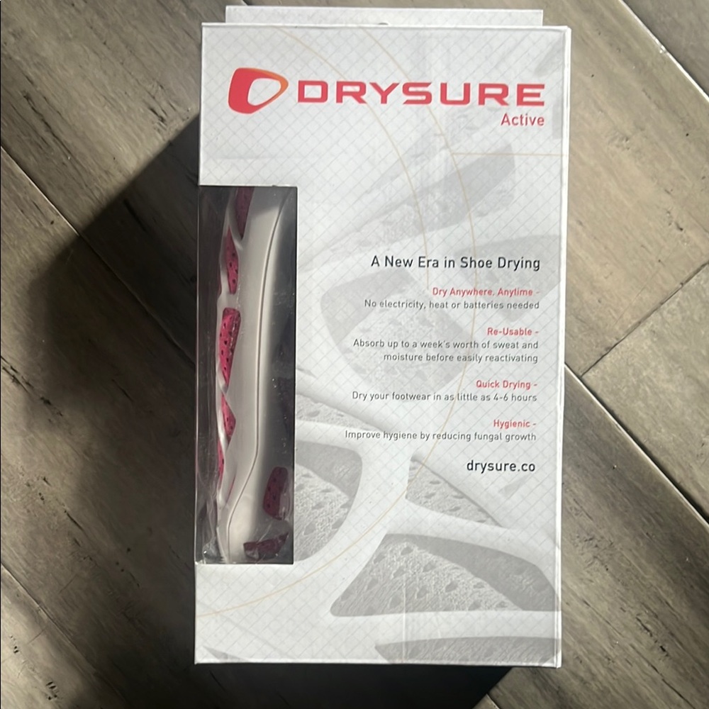 Active Shoe Dryer - White and Pink